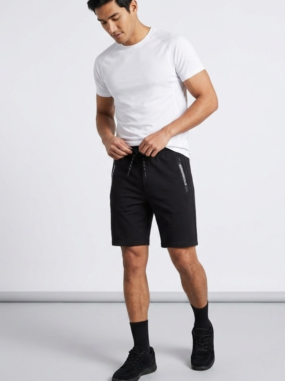 Aeropostale Men’s Active Tech Fleece Shorts